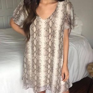 Snake Skin Dress